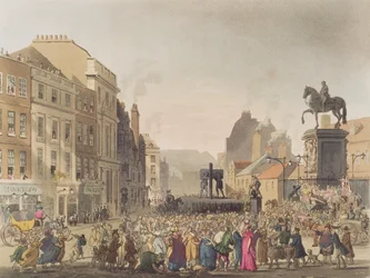 The Pillory, Engraved by J. Bluck from 